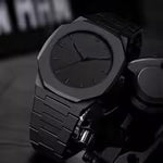 Load image into Gallery viewer, VA VA VOOM Men's Military Arabic Dial Watch β Black Silicone Sport Quartz Wristwatch