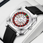 Load image into Gallery viewer, VA VA VOOM Men's Square Sport Watch – Night Light Silicone Strap Fashion Quartz Wristwatch