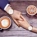 Load image into Gallery viewer, Hannah Martin Unisex Rose Gold Watch – Japanese Quartz Leather &amp; Nylon Strap Dress Watch