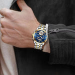 Load image into Gallery viewer, Men's Luxury Stainless Steel Sport Watch – Luminous Dial, 3ATM Waterproof Quartz
